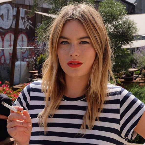 Camille Rowe french beauty routine