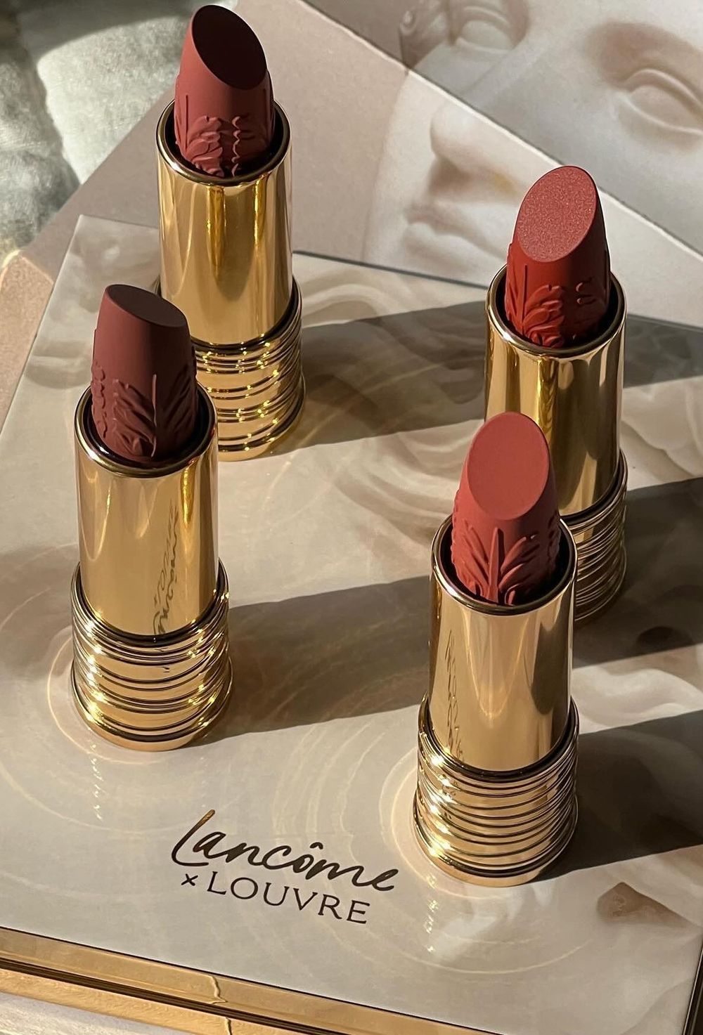 Lancome lipsticks x Louvre amenglowing