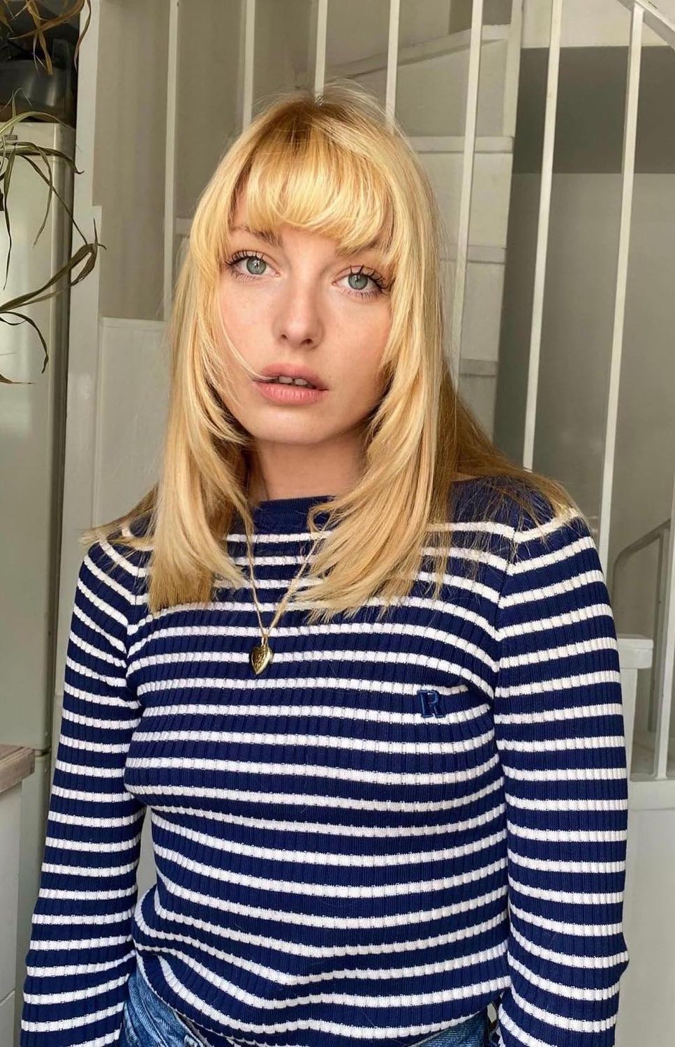 French girl Bangs short layered blonde Haircut lauriezanolettihair