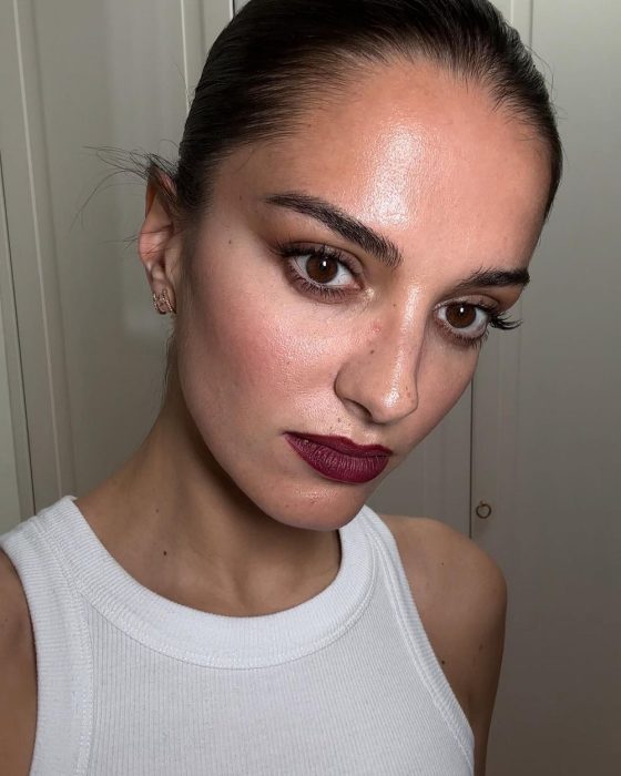 Dark plum lipstick gabriellecaunesil
