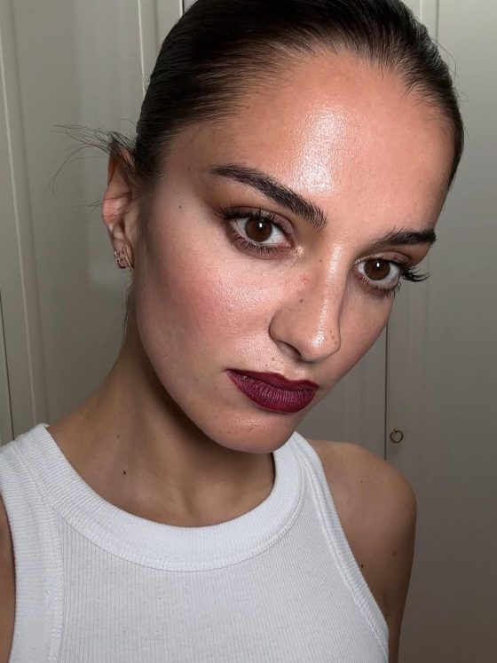 Dark plum lipstick gabriellecaunesil