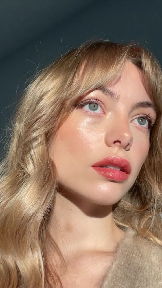 dewy glow look french anouchkagauthier